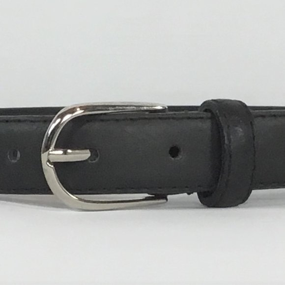 Black Faux Leather Belt Child - Picture 1 of 3